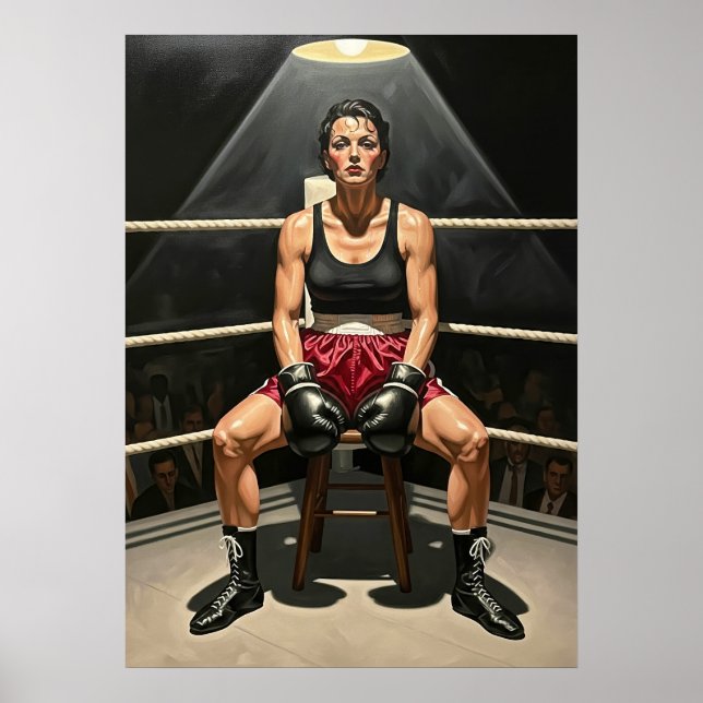 L'ÉPREUVE DE LA BOXEUSE (The Boxer's Ordeal) Poster (Front)