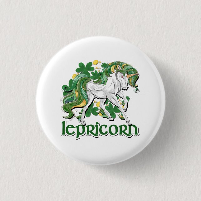 Lepricorn 3 Cm Round Badge (Front)