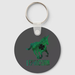 Lepricorn Leprechaun Unicorn Funny St. Patrick's D Key Ring