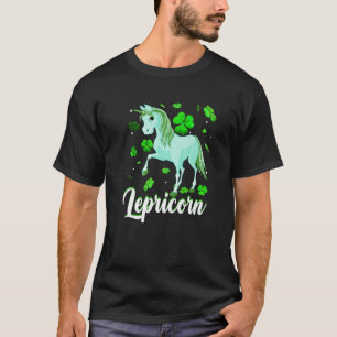 Lepricorn Leprechaun Unicorn St Patricks Day Kids T-Shirt
