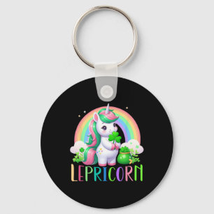 Lepricorn Rainbow St Patricks Day Unicorn Girls Ki Key Ring
