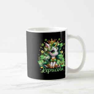 Lepricorn Unicorn Leprechaun St Patricks Day Kids Coffee Mug