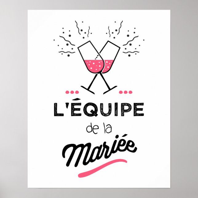 L'équipe de la mariée poster (Front)