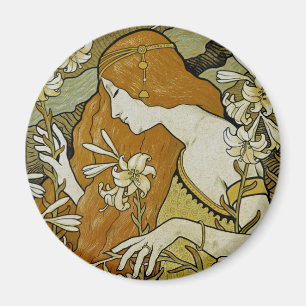 L'Ermitage Art Nouveau Magnet