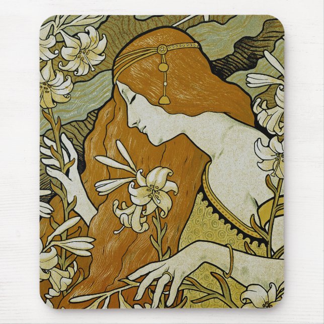L'Ermitage Art Nouveau Mouse Pad (Front)