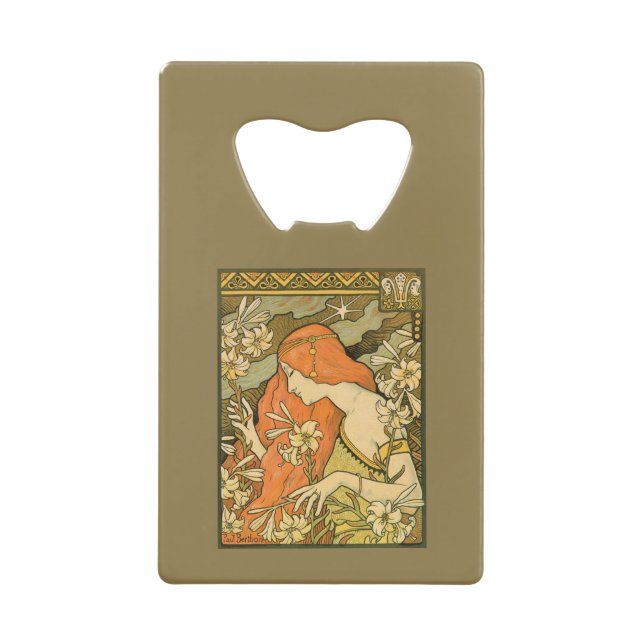 L'Ermitage French Nouveau Woman in Field of Flower (Front)