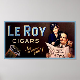 Leroy Cigars Poster