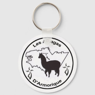 Les Alpagas D'Armorique Key Ring