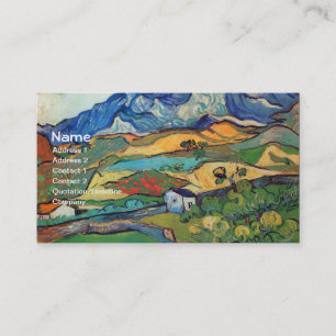 Les Alpilles (F724) Van Gogh Fine Art Business Card