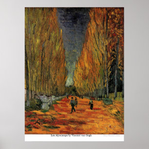 Les Alyscamps by Vincent van Gogh Poster