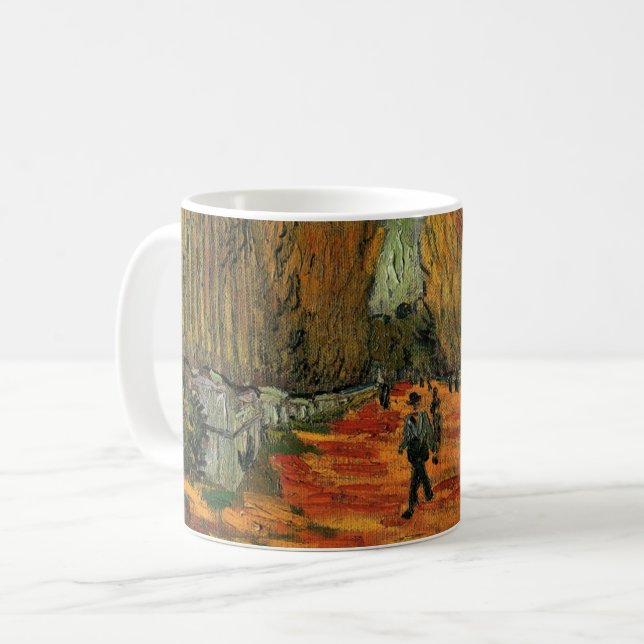 Les Alyscamps (Cemetery) by Vincent van Gogh Coffee Mug (Front Left)