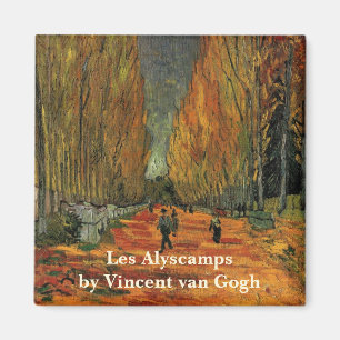 Les Alyscamps (Cemetery) by Vincent van Gogh Magnet