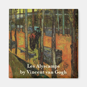 Les Alyscamps (Cemetery) by Vincent van Gogh Magnet