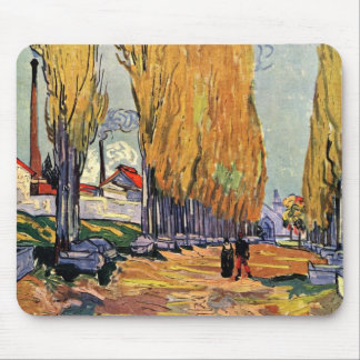 Les Alyscamps (Cemetery) by Vincent van Gogh Mouse Pad