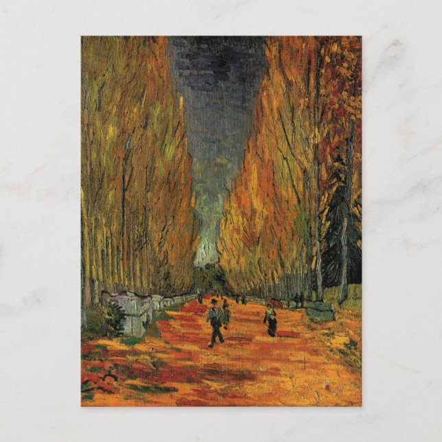 Les Alyscamps (Cemetery) by Vincent van Gogh Postcard (Front)