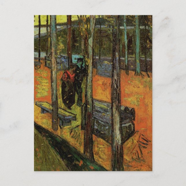 Les Alyscamps (Cemetery) by Vincent van Gogh Postcard (Front)