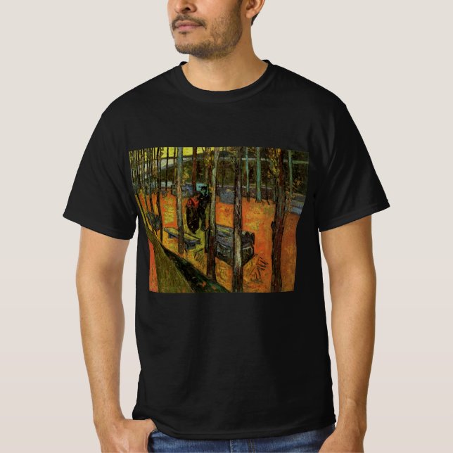 Les Alyscamps (Cemetery) by Vincent van Gogh T-Shirt (Front)