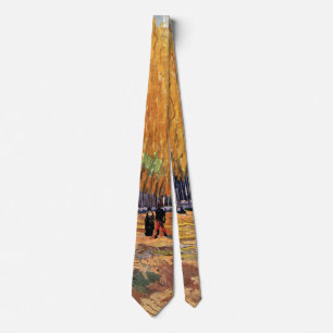 Les Alyscamps (Cemetery) by Vincent van Gogh Tie