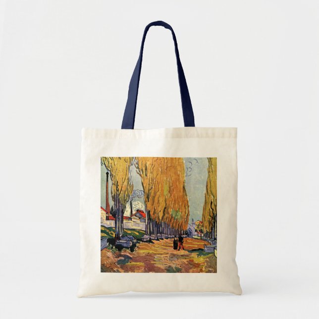 Les Alyscamps (Cemetery) by Vincent van Gogh Tote Bag (Front)