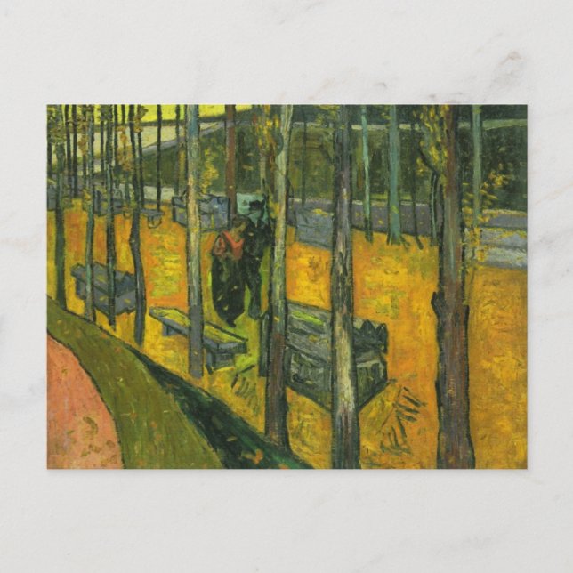 Les Alyscamps, Vincent Van Gogh Postcard (Front)