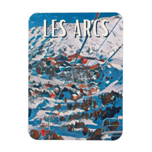 Les Arcs Station de ski Magnet