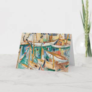 Les Bateaux Raoul Dufy Card