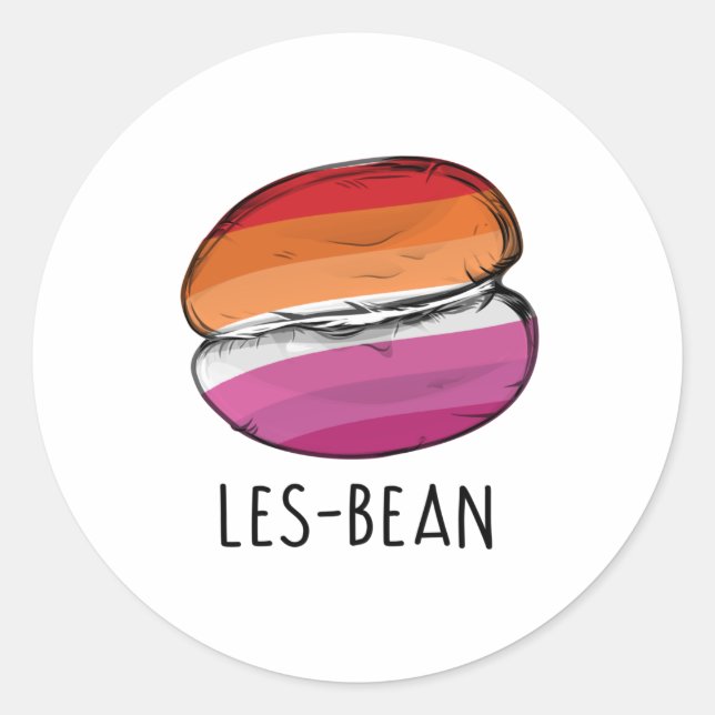 Les-Bean Classic Round Sticker (Front)