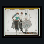 "Les Belles Sauvagettes"  Art Deco 16x20 Poster<br><div class="desc">Les Belles Sauvagettes de 1920 Art Deco Print by George Barbier</div>