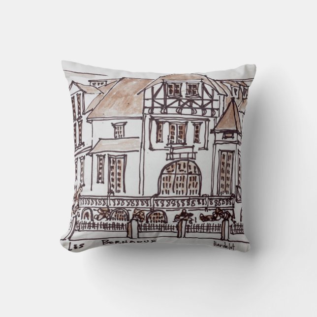 Les Bernaoux | Neufchatel Hardelot, France Cushion (Front)