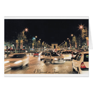 Les Champs-Elysées.  Paris.  (A Moment in Time)