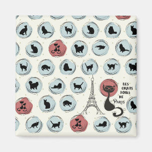 Les Chats Noirs de Paris Magnet