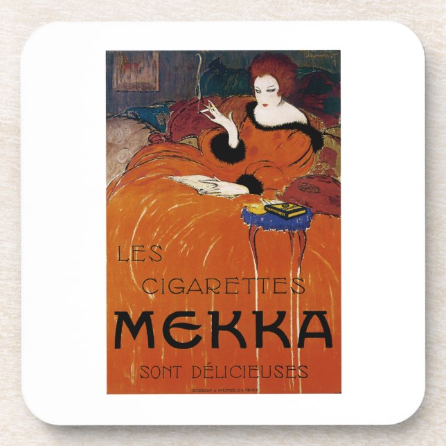 Les Cigarettes Mekka Coaster (Front)