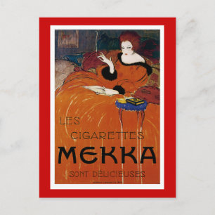 Les Cigarettes Mekka Postcard