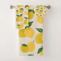 Les Citrons 01 Retro Lemon Abstract Lemons