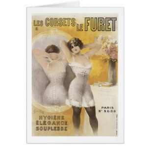 Les Corsets Le Furet Vintage Corset Ad