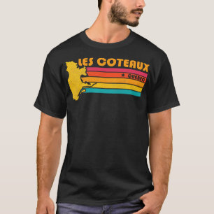 Les Coteaux Quebec Canada Vintage Distressed Souve T-Shirt