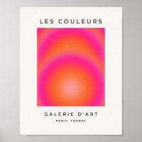 Les Couleurs 03 Hot Pink And Orange Gradient Aura