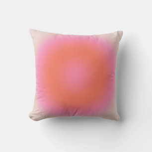 Les Couleurs 04 Neutral Pink And Orange Gradient Cushion