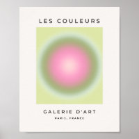 Les Couleurs 07 Gradient Pink And Green Aura