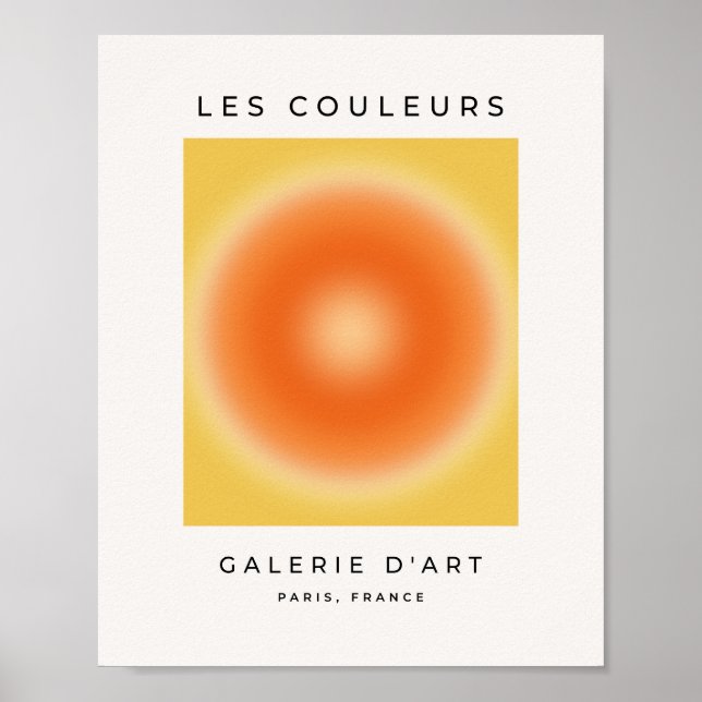 Les Couleurs 13 Sunshine Gradient Poster (Front)