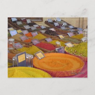 Les Couleurs de la Provence 3: Le Marché d'Aix Postcard