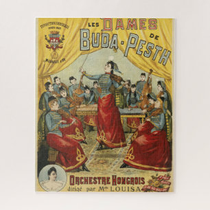 LES DAMES DE ~ BUDA PESTH  JIGSAW PUZZLE