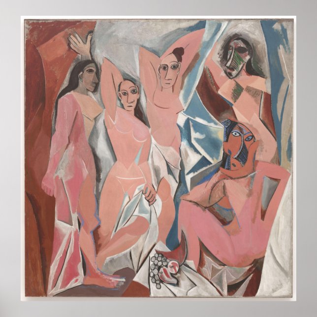 Les Demoiselles d’Avignon – Picasso Cubist Print (Front)