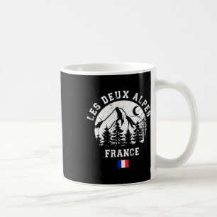 Les Deux Alpes France Alps Ski Resort Alpine Skiin Coffee Mug