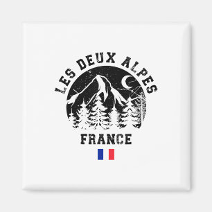 Les Deux Alpes France Alps Ski Resort Alpine Skiin Magnet