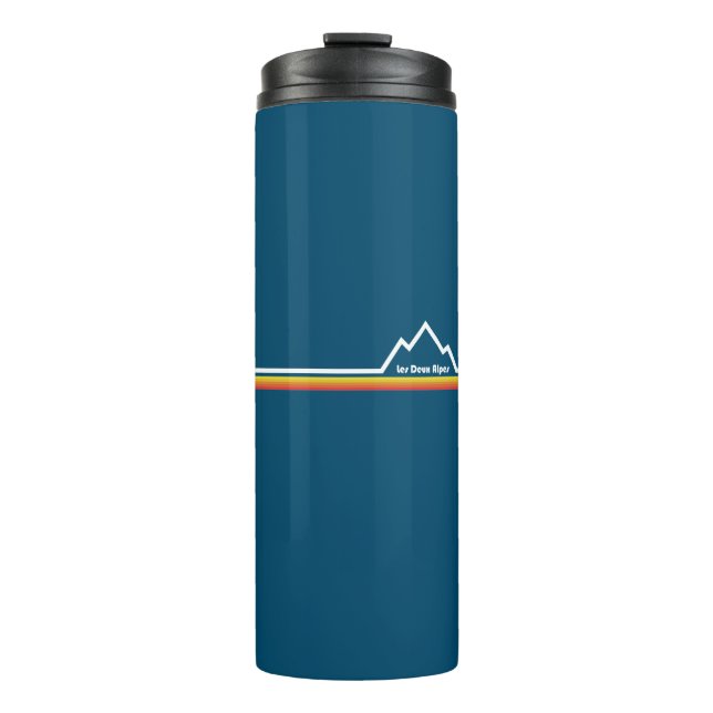Les Deux Alpes France Thermal Tumbler (Front)