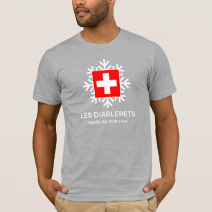 Les Diablerets Swiss Apres-Ski Instructor T-Shirt