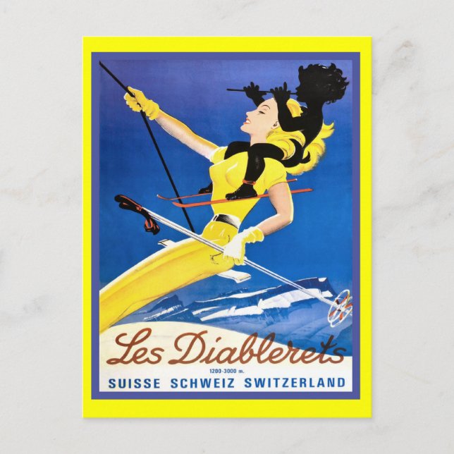 Les Diablerets, Switzerland Postcard (Front)