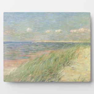 Les Dunes du Zwin, Knokke, 1887 (oil on canvas) Plaque