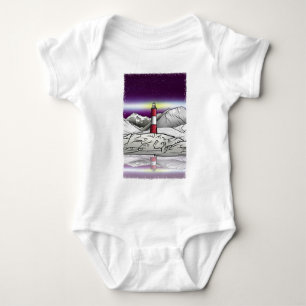 Les Eclaireurs Lighthouse Argentina Landscape Baby Bodysuit